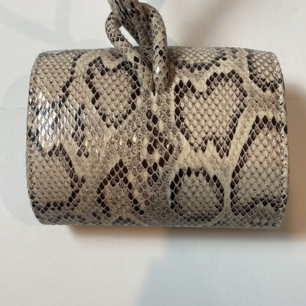 Top Shop Python Wristlet Clutch - image 2
